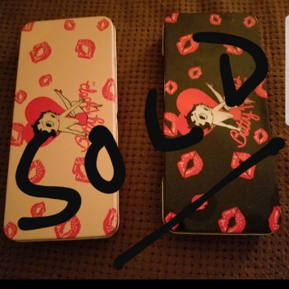 Betty Boop Tin Containers-----SOLD